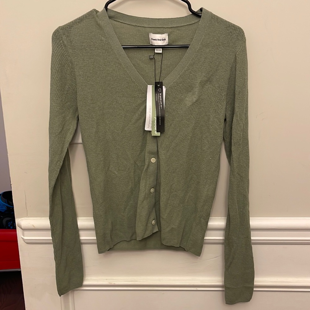 NWT frank and oak cardigan